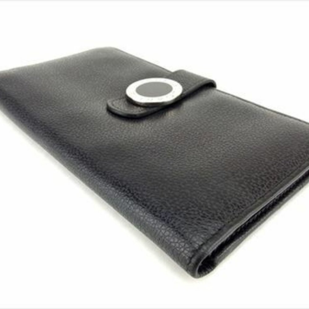 Gucci Wallet Purse Long Wallet Black Woman unisex Authentic Used